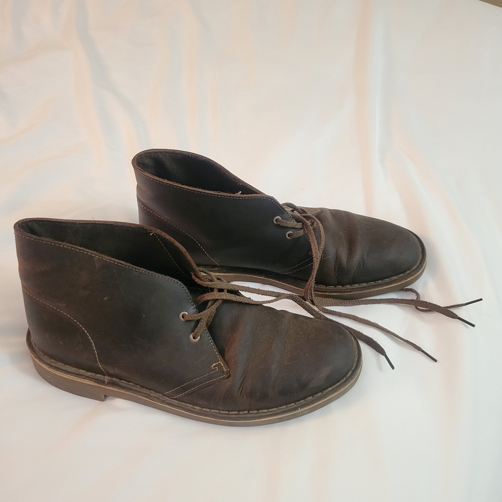 Clarks Dark Brown Chukka Boots for Men